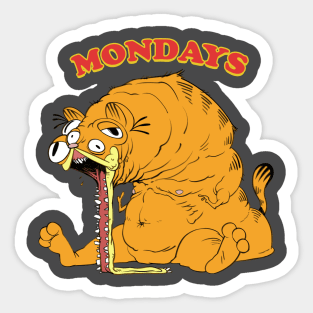 Garfield Mondays Sticker